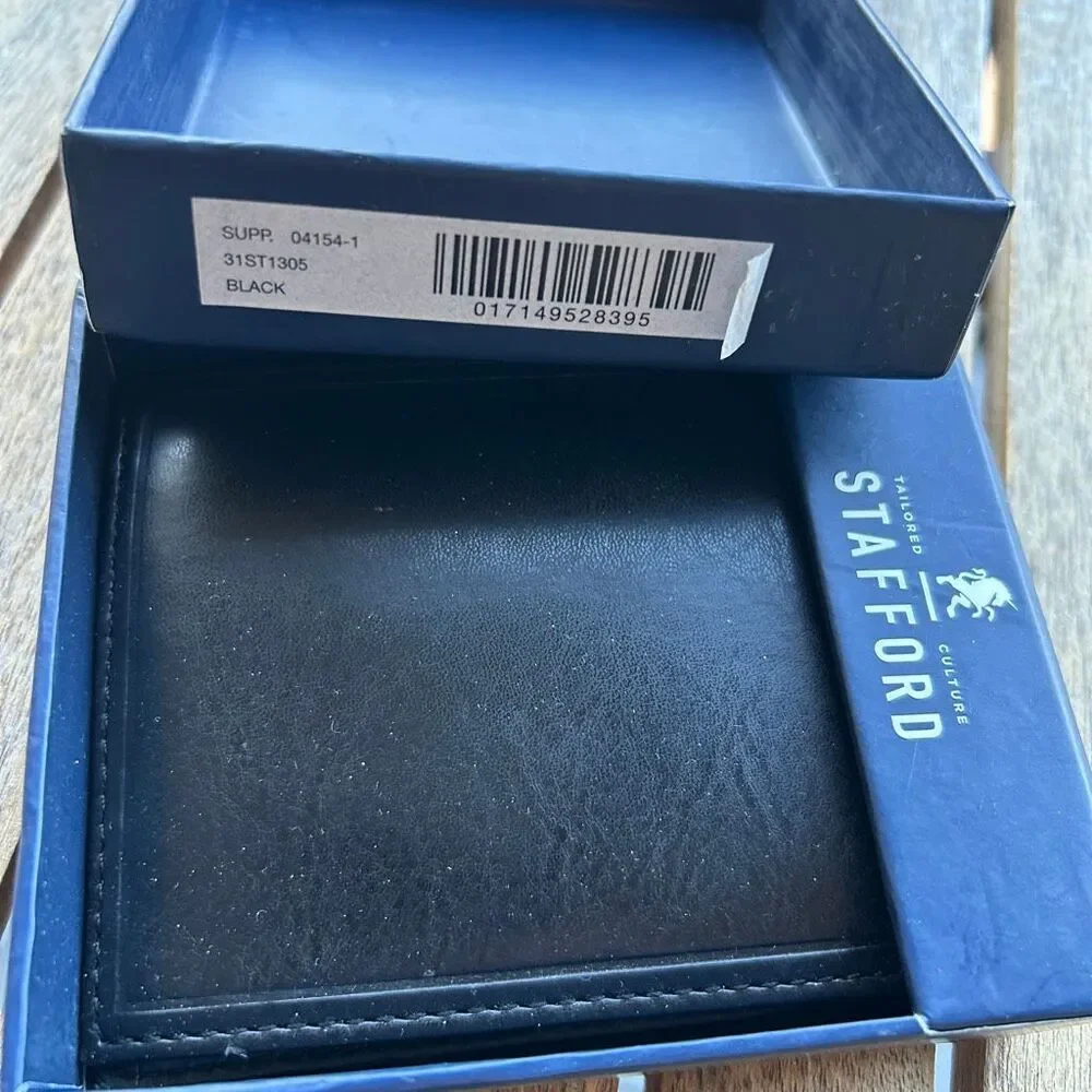 Stafford black wallet